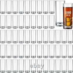 100 Pack Shot Glasses Bulk 2.2 Oz Mini Shot Glasses Set, Clear Tequila Thin