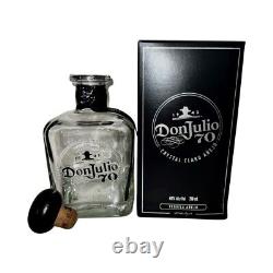 10 Don Julio 70th Anniversary Empty Cris Anejo Tequila 10 Bottles withBoxes 750 ml