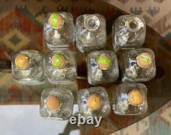 10 X PATRON Reposado Tequila 750 ml Empty Glass Bottles Withoriginal Cork Stopper