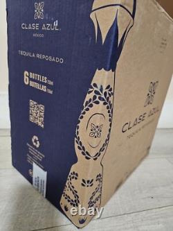 12 EMPTY BOTTLE WITH BOX Clase Azul Reposado Tequila 750ml (1596) AGABE LOGO