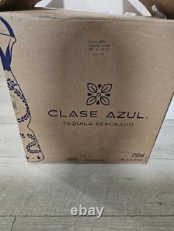 12 EMPTY BOTTLE WITH BOX Clase Azul Reposado Tequila 750ml (1596) AGABE LOGO