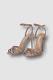 $1350 Aquazzura Women's Brown Tequila Crystal Sandal Shoes Size Eu 38/us 8