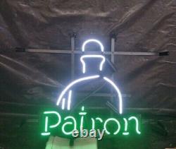 17x14 Patron Patrón Tequila Liquor Neon Sign Light Lamp Artwork Bar Beer JY