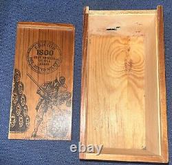 1800 Del Nuevo Milenio Gran Reserva añejo Tequila Collectible Wood Box Only