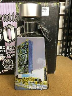 1800 Tequila Artist Series Enoc Perez BOTTLE UN Building in NYC New York City