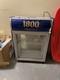 1800 Tequila Countertop Glass Door Merchandising Refrigerator Blue Cooler