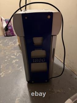 1800 Tequila Countertop Glass Door Merchandising Refrigerator Blue Cooler