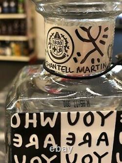 1800 Tequila Essential Artist Series SHANTELL MARTIN Bottle Who Are You Empty