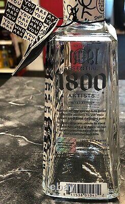 1800 Tequila Essential Artist Series SHANTELL MARTIN Bottle Who Are You Empty