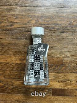 1800 Tequila Essential Artist Series SHANTELL MARTIN Who Are You Empty Bottle