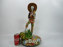 18 TALAVERA CATRINA JIMADOR large maguey tequila plant mexican day of the dead
