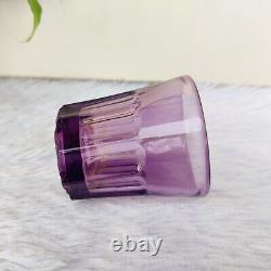 1920s Vintage Amethyst Glass Tequila Shot Tumbler Barware Decorative Collectible
