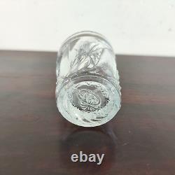 1920s Vintage Tequila Shot Clear Glass Tumbler Belgium Barware Collectible GT12