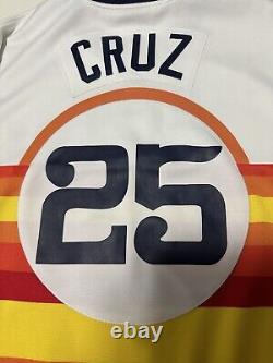 1975 Mitchell & Ness Houston Astros Jose Cruz jersey sz 44 Large Tequila Sunrise