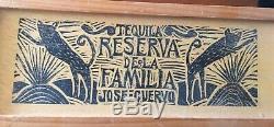 1995 Tequila Reserva De La Familia Jose Cuervo Collector Box Artist Joel Rendon