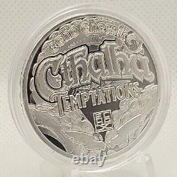 1 oz. 999 silver Colorized Cthulhu Temptations Tequila Girl EDGE # 0002