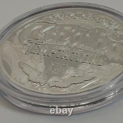 1 oz. 999 silver Colorized Cthulhu Temptations Tequila Girl EDGE # 0003 or 0004