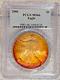 2006 Pcgs Ms66 Monster Rainbow Toned Silver Eagle One Oz Tequila Sunrise Colors