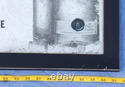 2011 Jose Cuervo TRADICIONAL Mirror Sign Reposado Silver Tequila SKULLS