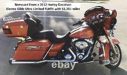 2012 Harley Electra Glide Limited Trunk Tour Pak Assembly TEQUILA SUNRISE