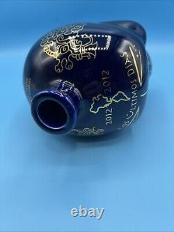 2012 Kah Tequila 10,291/18,000 Los Ultimos Dias Purple/gold Empty Skull Bottle
