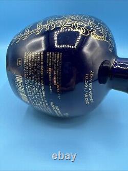 2012 Kah Tequila 10,291/18,000 Los Ultimos Dias Purple/gold Empty Skull Bottle