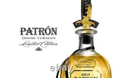 2013 David Yurman Patron Tequila Bottle Stopper Limited Edition in 24K Gold