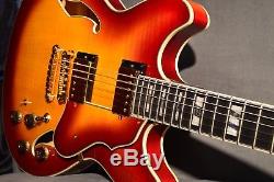 2014 Ibanez AS153 Tequila Sunburst Semi Hollow Body Electric Guitar w. Hard Case