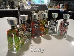 2015 Keith Haring 1800 Tequila Artist SET MATCHING #41/1800 COMPLETE W. BOX EMPTY