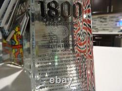 2015 Keith Haring 1800 Tequila Artist SET MATCHING #41/1800 COMPLETE W. BOX EMPTY