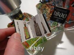 2015 Keith Haring 1800 Tequila Artist SET MATCHING #41/1800 COMPLETE W. BOX EMPTY