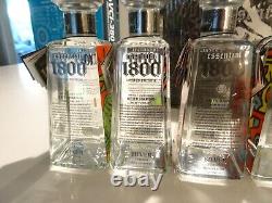 2015 Keith Haring 1800 Tequila Artist SET MATCHING #41/1800 COMPLETE W. BOX EMPTY