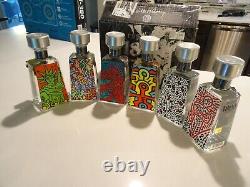 2015 Keith Haring 1800 Tequila Artist SET MATCHING #41/1800 COMPLETE W. BOX EMPTY
