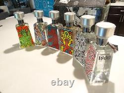 2015 Keith Haring 1800 Tequila Artist SET MATCHING #41/1800 COMPLETE W. BOX EMPTY