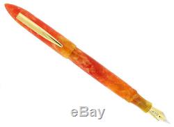 2018 Edison Nouveau Premiere Summer Edition Tequila Sunrise Fountain Pen Mint