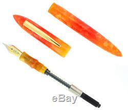 2018 Edison Nouveau Premiere Summer Edition Tequila Sunrise Fountain Pen Mint