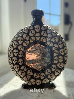 2018 Tequila Mandala Dia De Los Muertos Limited Edition Hand Painted Bottle