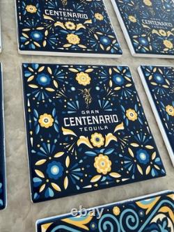 (20 Pieces) Gran Centenario Tequila Ceramic Coasters