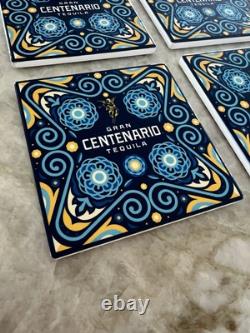 (20 Pieces) Gran Centenario Tequila Ceramic Coasters