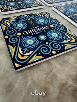 (20 Pieces) Gran Centenario Tequila Ceramic Coasters