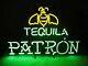 24x20patron Tequila Neon Sign Light Beer Bar Pub Windows Hanging Visual Art