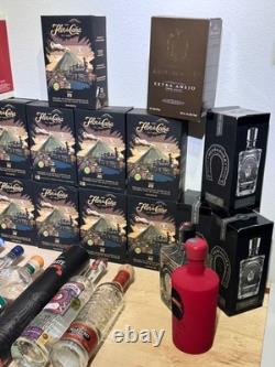 (26) Tequila & Rum Bottles EMPTY 750ml RANDOM Bulk LOT? Pics & Details