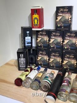 (26) Tequila & Rum Bottles EMPTY 750ml RANDOM Bulk LOT? Pics & Details