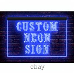 270111 Whiskey Tequila Beer Bar Shop Personalized Custom Neon Sign Light Display