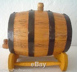 (2) 3 Liter American White Oak Rum Tequila Whiskey Barrels Beer Kegs Wine Cask
