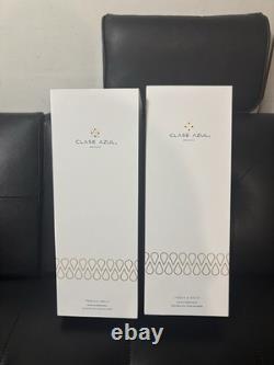 2 Clase Azul Gold Tequila Empty Bottle 750ml With Diamond Emblem White Box