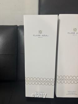 2 Clase Azul Gold Tequila Empty Bottle 750ml With Diamond Emblem White Box