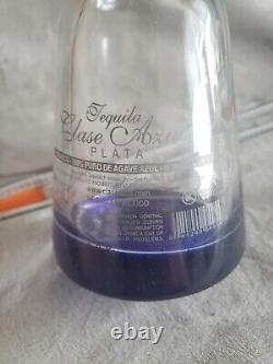 (2) Clase Azul Reposado Tequila 750ml Empty Porcelain and Glass