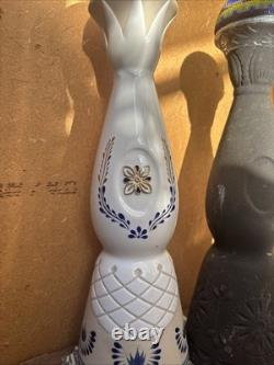 2 Empty Bottle clase azul Añejo, Reposado 750 ML, Size 750 ML Tequil