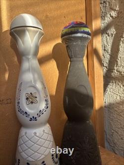 2 Empty Bottle clase azul Añejo, Reposado 750 ML, Size 750 ML Tequil 2 Empty Bottle clase azul Añejo, Reposado 750 ML, Size 750 ML Tequil